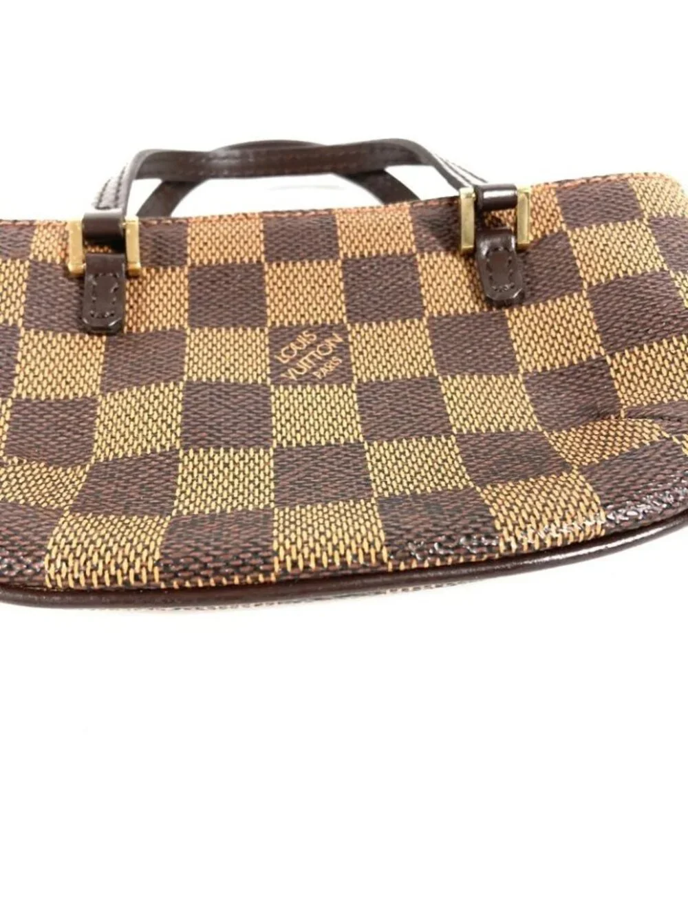 Louis Vuitton Pouch Manosque GM Only Damier Canvas Ebene Brown - Picture 7 of 9